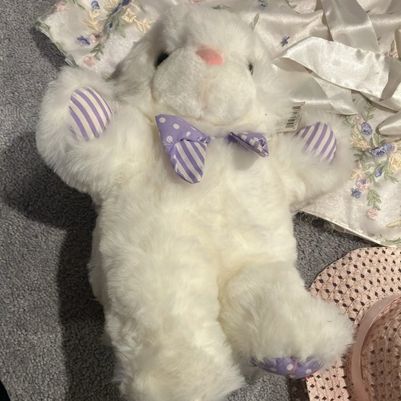 Floral White Easter Dress with Accessories 🐣 🐰 👒 👗 - Picture 2 of 15